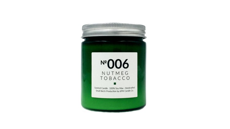 Nutmeg Tobacco soy wax candle